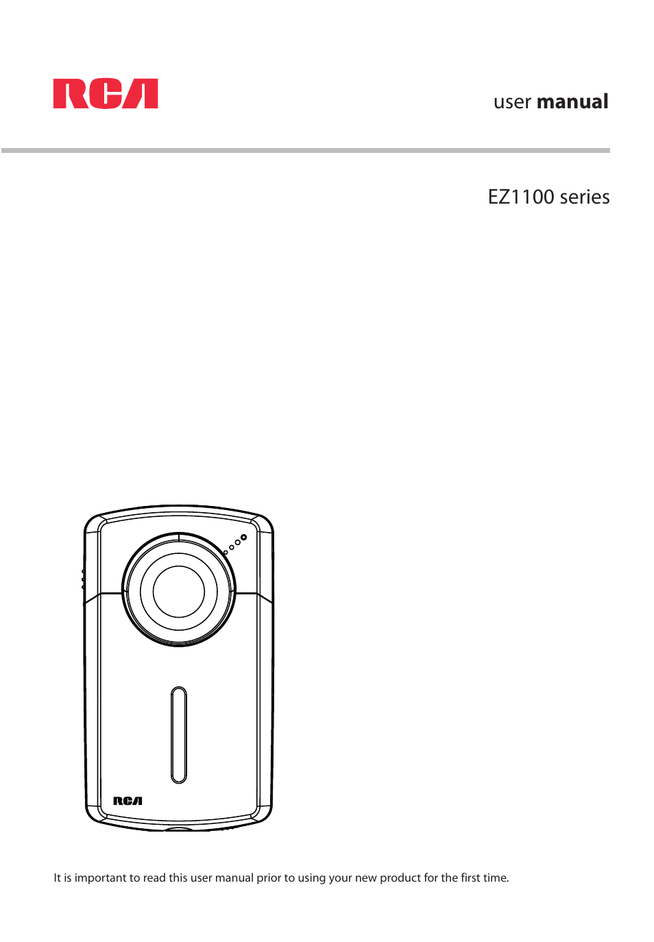 RCA EZ1100 User Manual | 33 pages