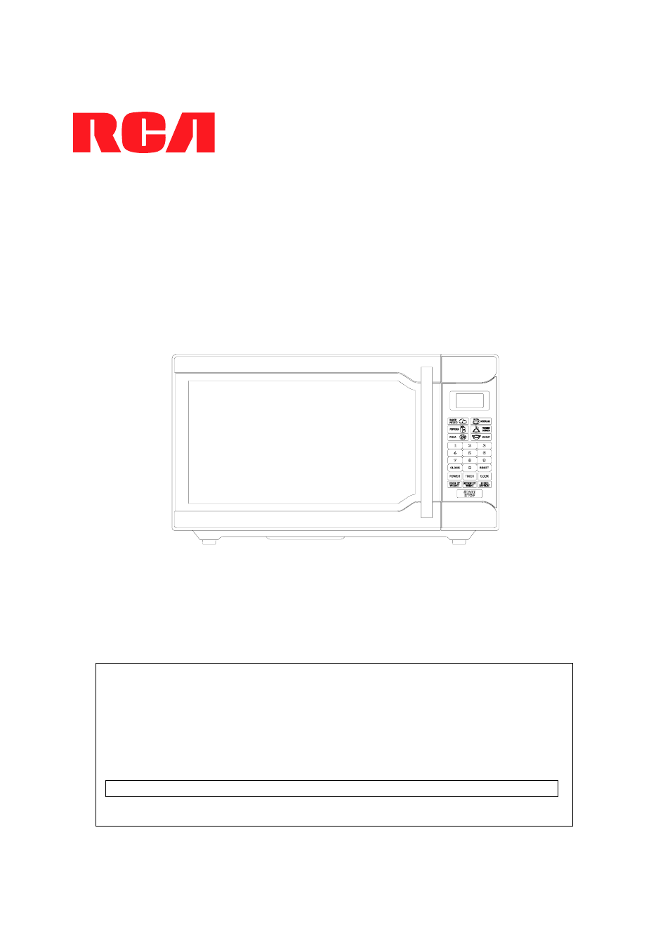 RCA RMW768 User Manual | 14 pages