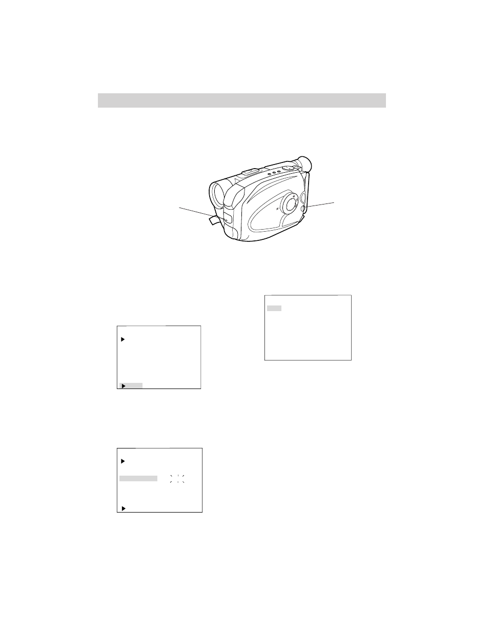 Recording, Tally light (turn on or off) | RCA CC6271 User Manual | Page 56 / 92