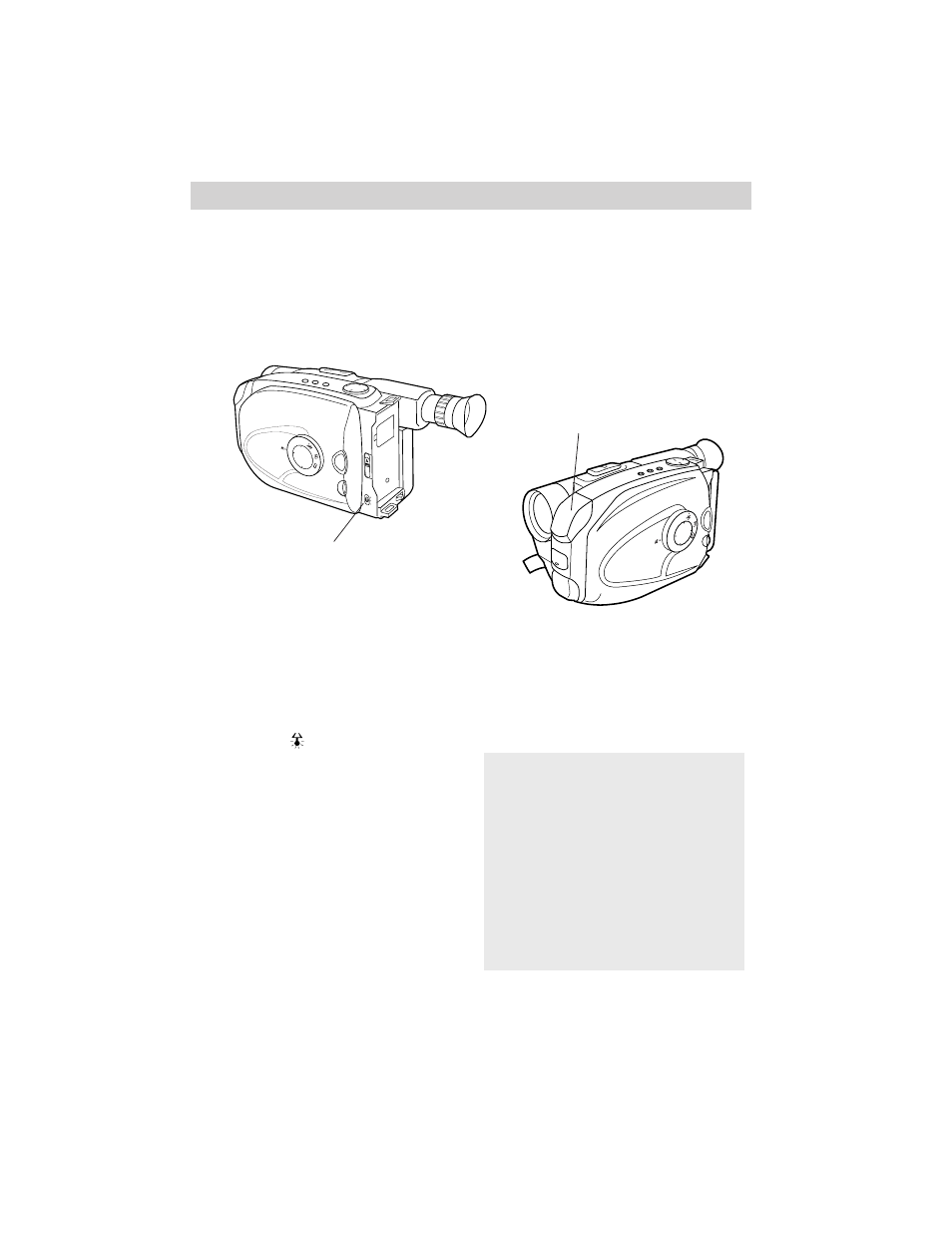Recording, Sp/slp da te/time counter quick re pa ly/ pa us e, Video light | RCA CC6271 User Manual | Page 60 / 92