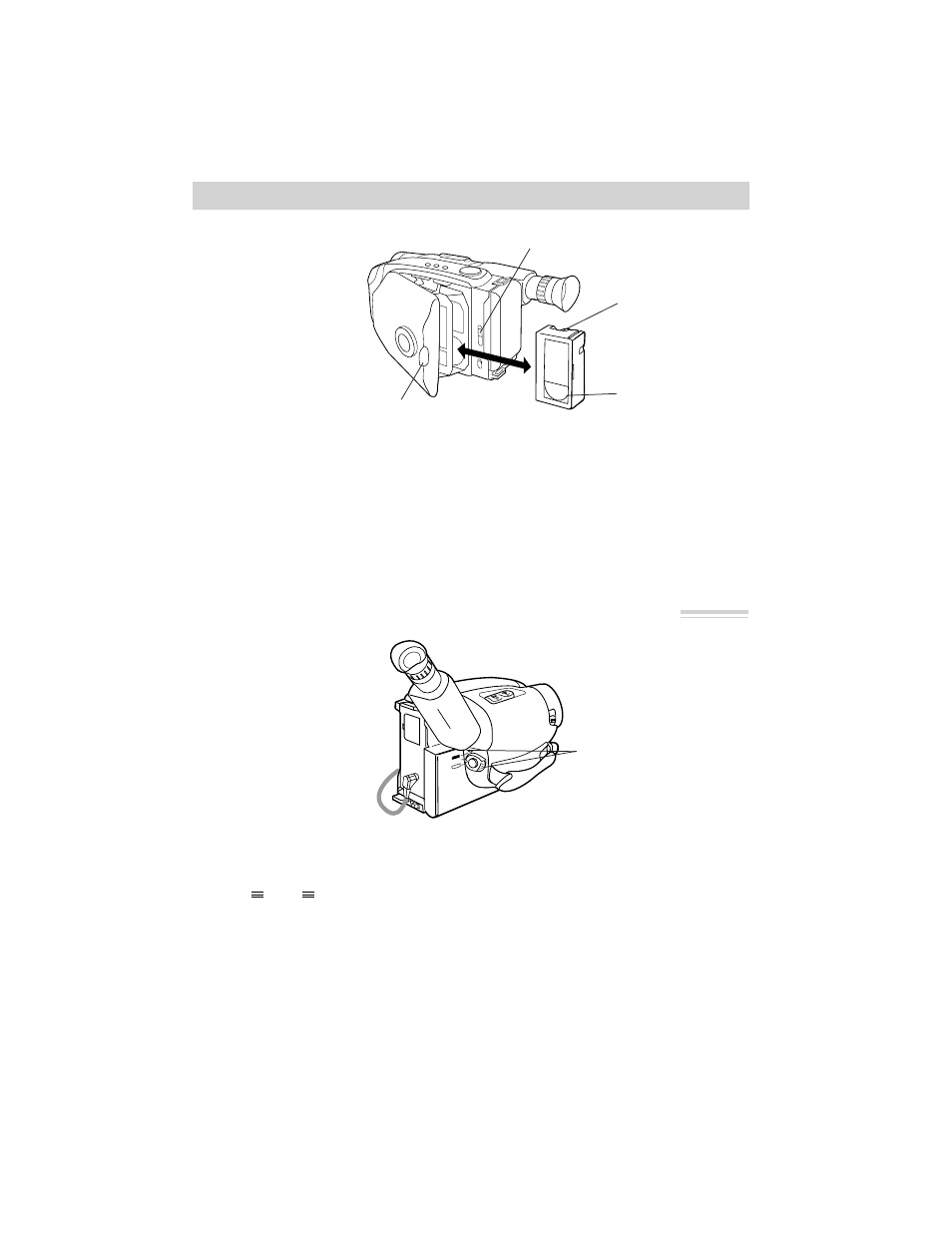 First-time operation, Set power ( camera/off/vcr) switch to camera, Insert a tape | RCA CC6271 User Manual | Page 7 / 92