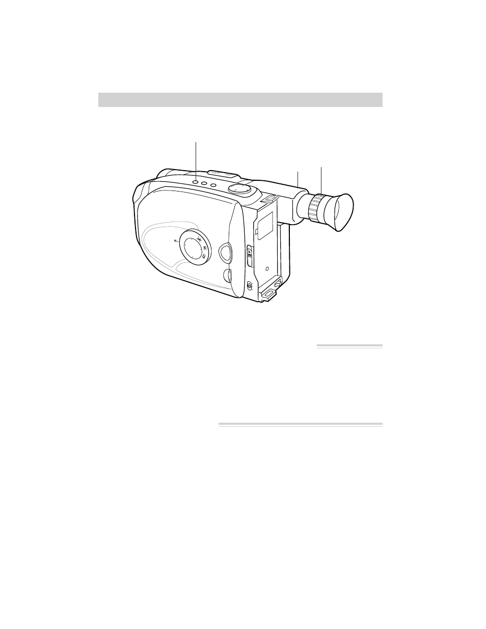 First-time operation, Select a recording speed, Adjust the viewfinder and eyepiece focus control | Pa u s e | RCA CC6271 User Manual | Page 8 / 92