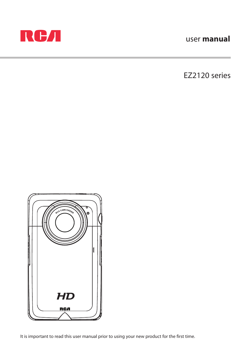 RCA EZ2120 User Manual | 34 pages