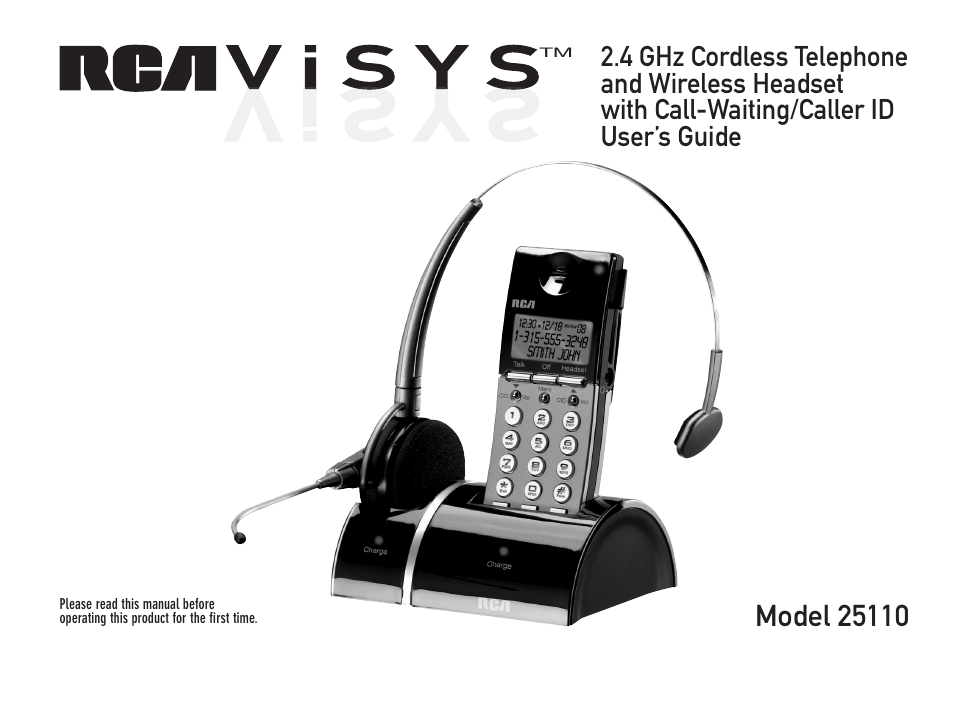 RCA ViSYS 25110 User Manual | 92 pages