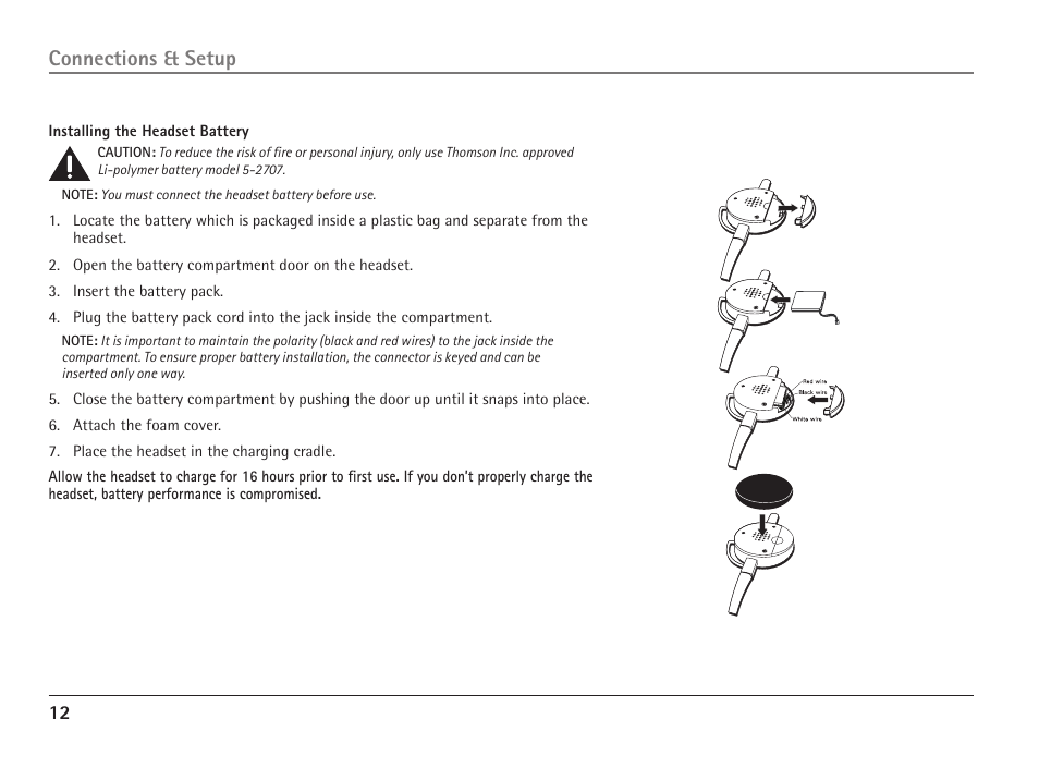 Connections & setup | RCA ViSYS 25110 User Manual | Page 12 / 92