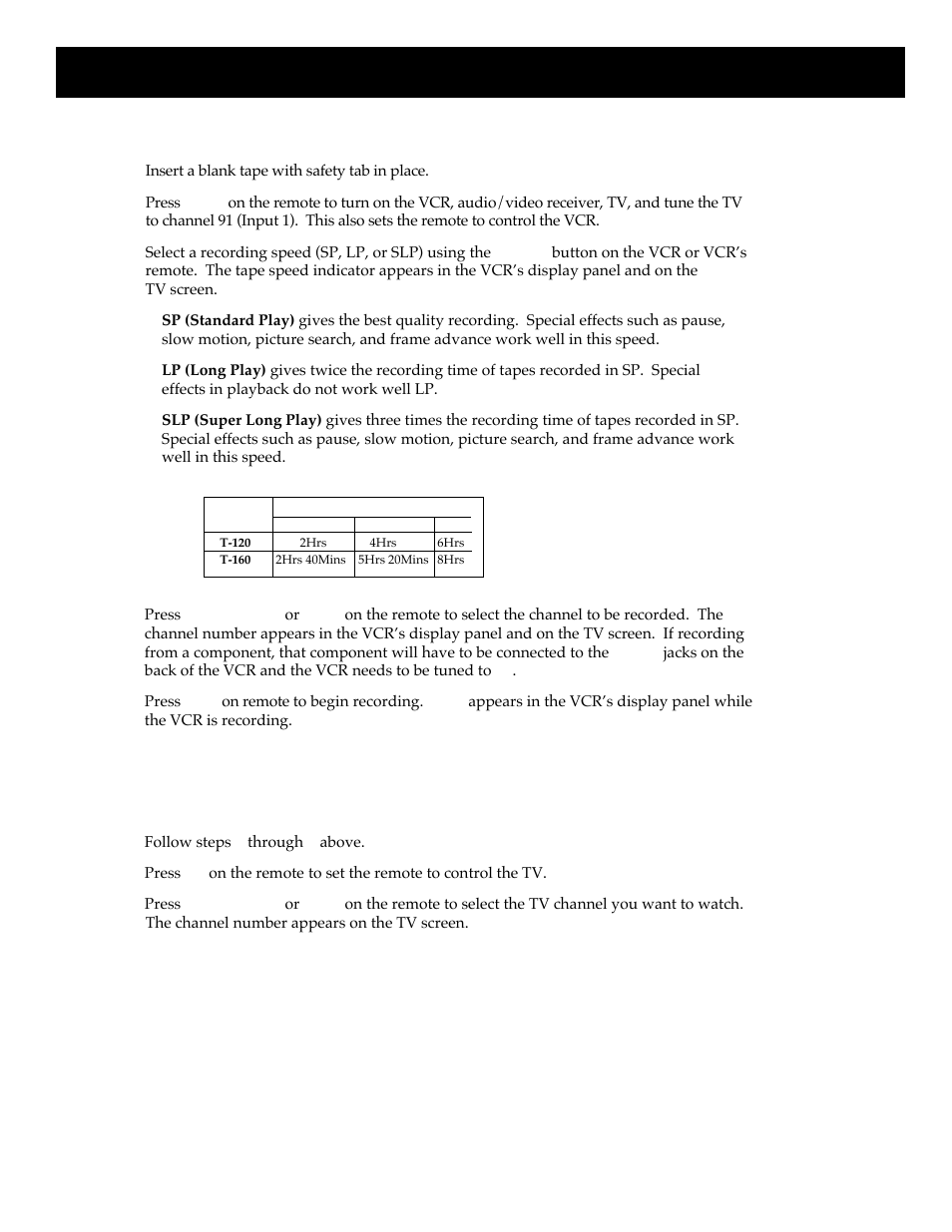 To record a program, Using your vcr | RCA HT35713BD User Manual | Page 23 / 36