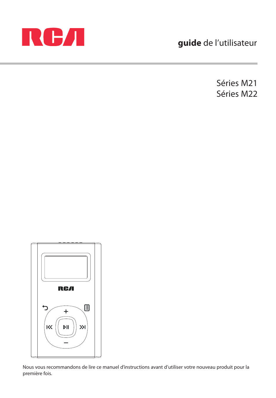 Séries m21 séries m22 guide de l’utilisateur | RCA M2204BL User Manual | Page 59 / 87