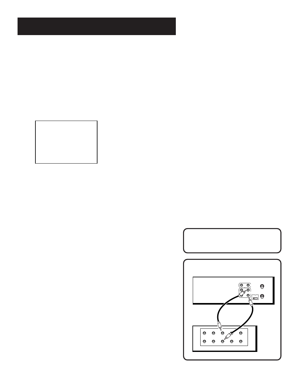 Recording, Recording audio only, Playing back audio only | Audio connection | RCA VR629HF User Manual | Page 31 / 64