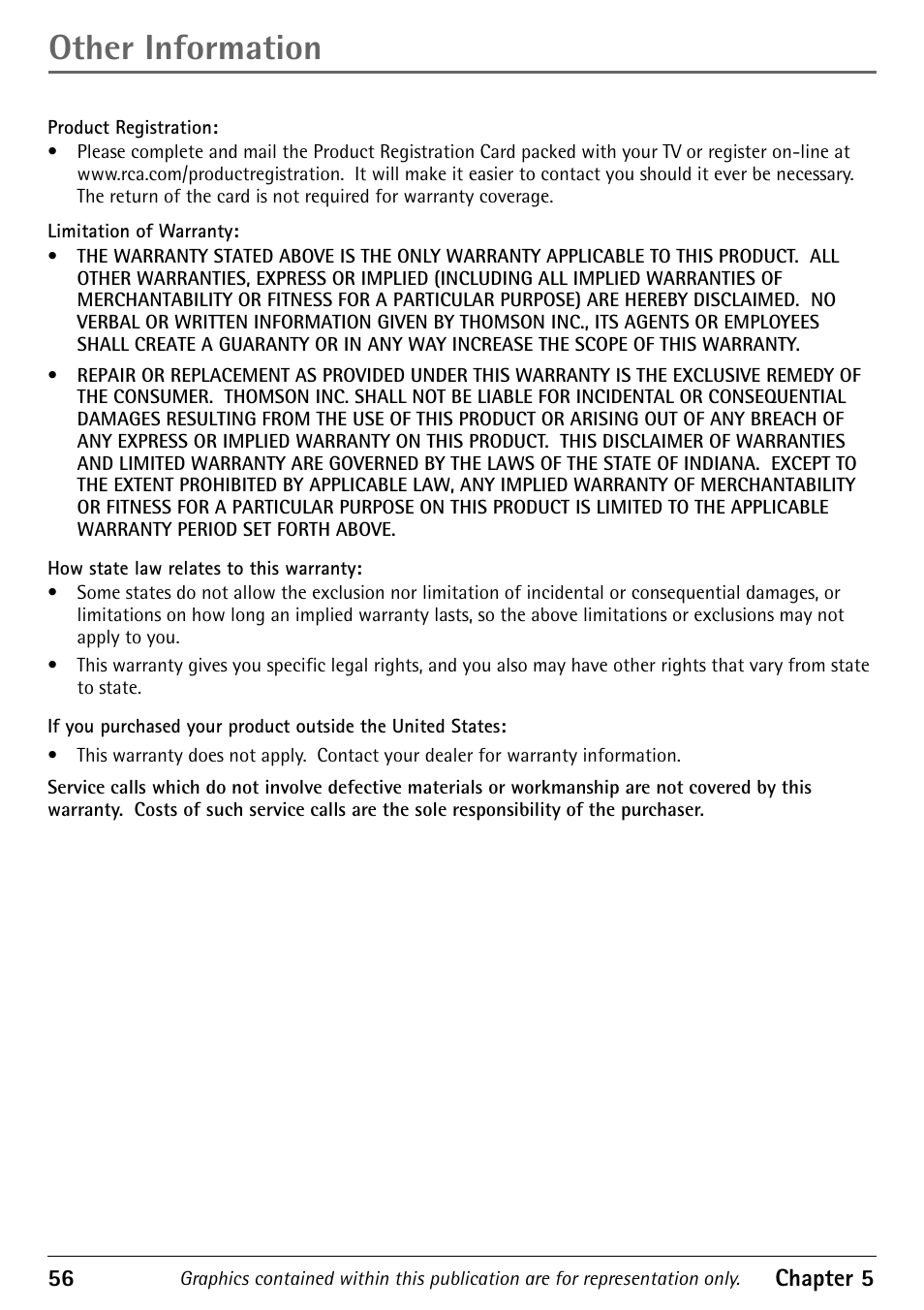 Other information | RCA Alert Guard 27V570T User Manual | Page 60 / 64