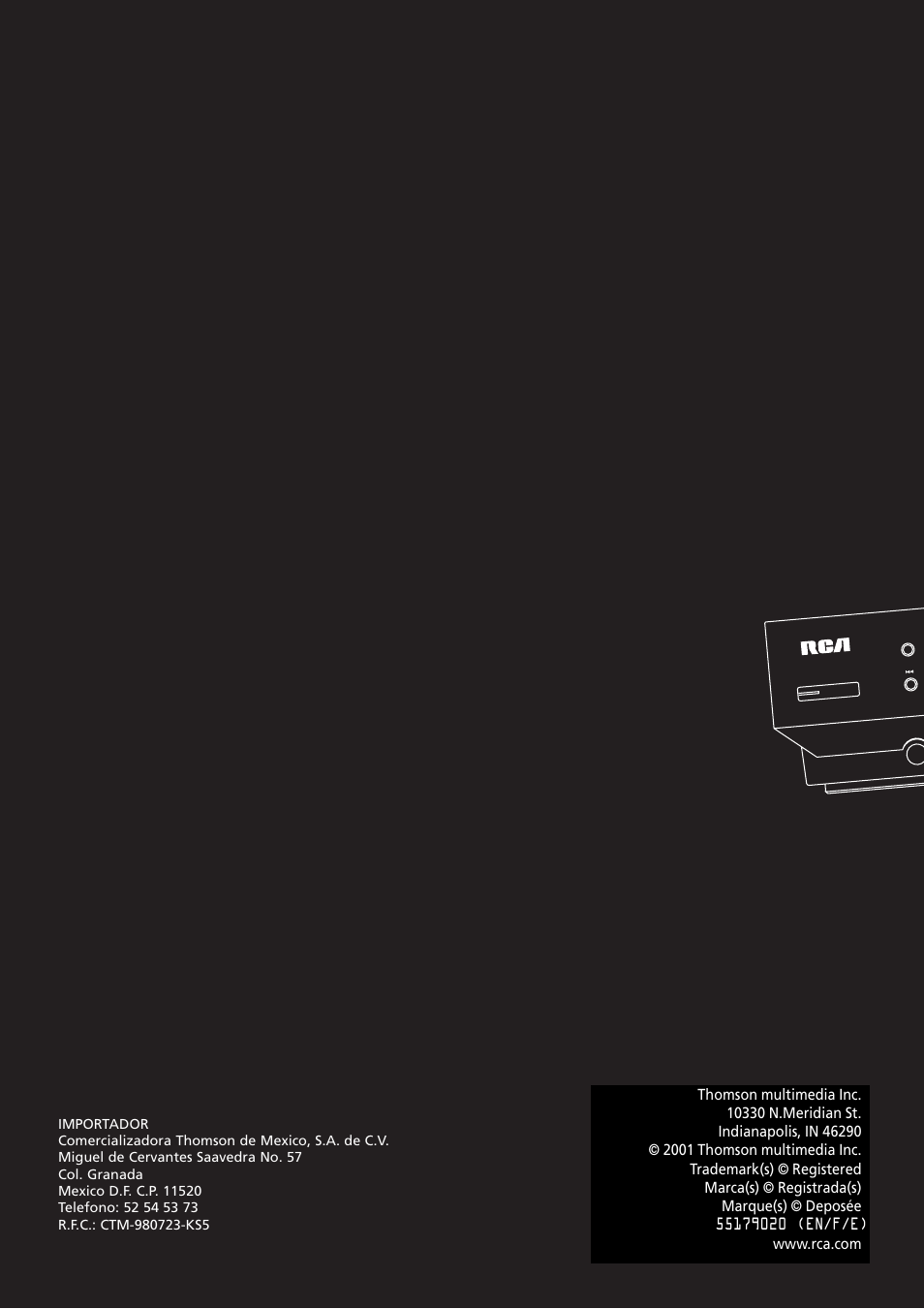 RCA RTDVD1 User Manual | Page 2 / 51