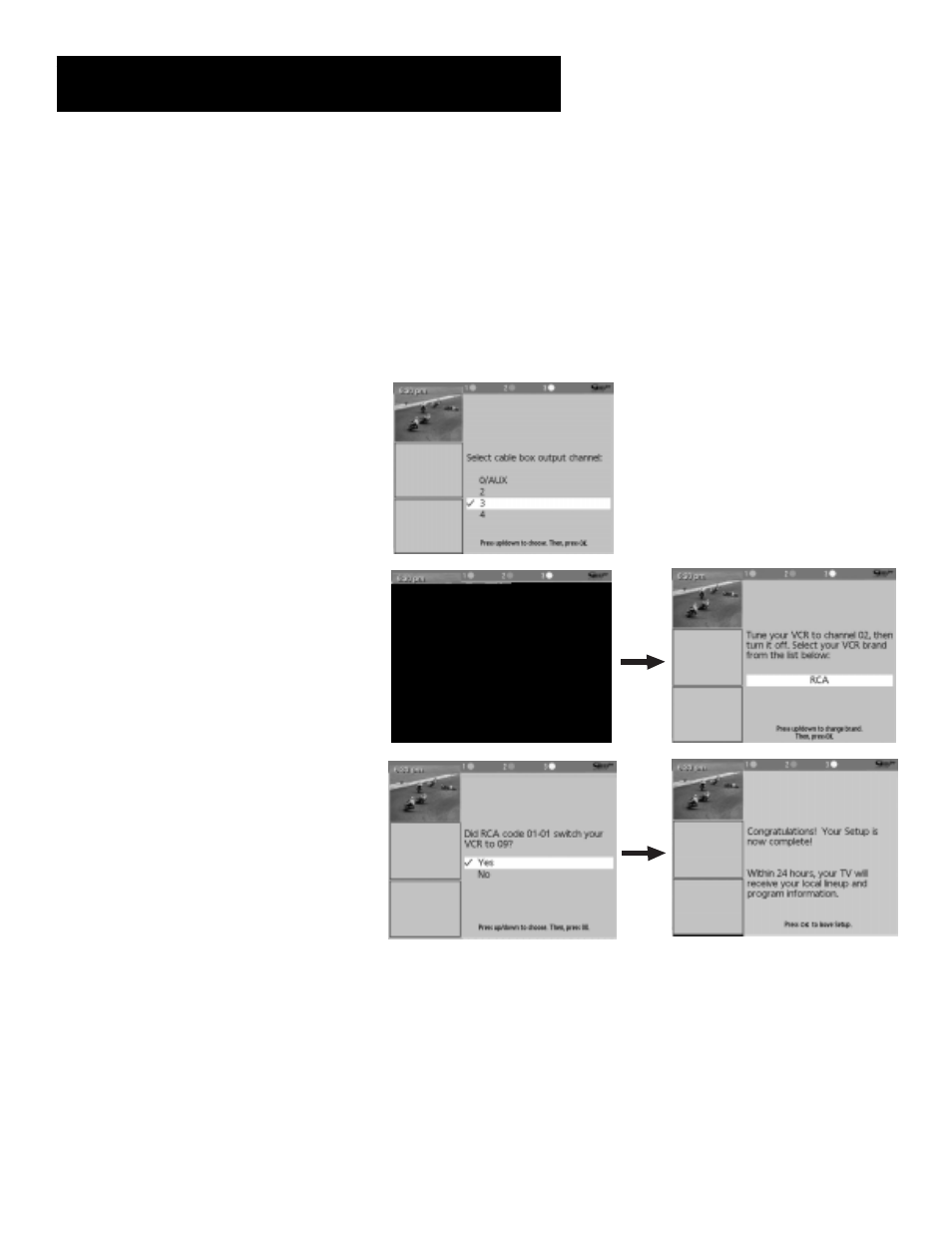 Interactive setup | RCA Pius+ Gold System User Manual | Page 17 / 64