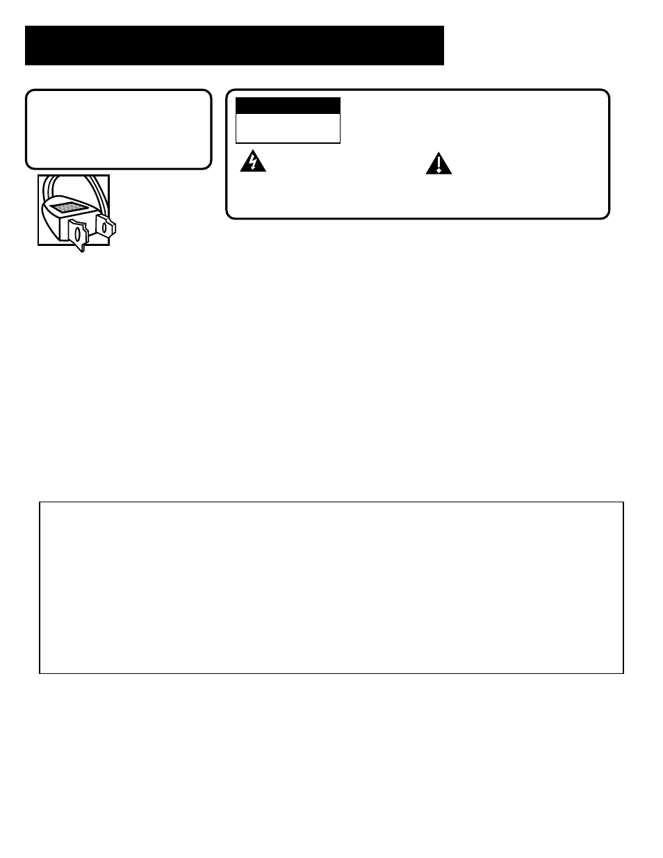 Important information, Warning | RCA Pius+ Gold System User Manual | Page 2 / 64