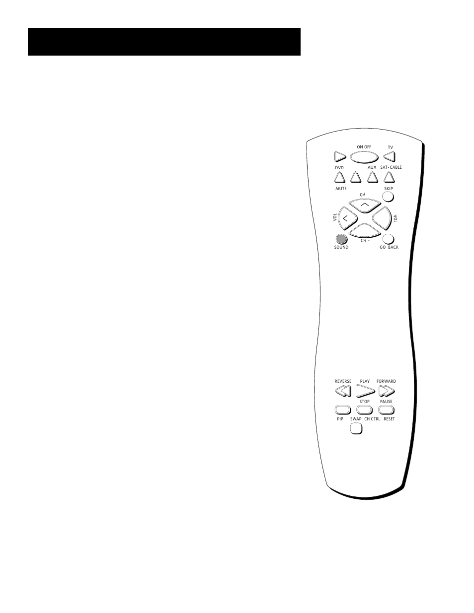 Using the remote, Remote buttons | RCA Pius+ Gold System User Manual | Page 24 / 64