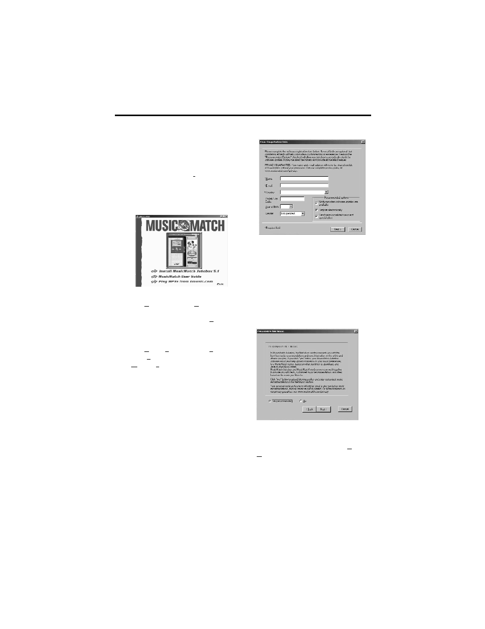 Getting started, Install the musicmatch jukebox™ software | RCA RD2211 User Manual | Page 11 / 64