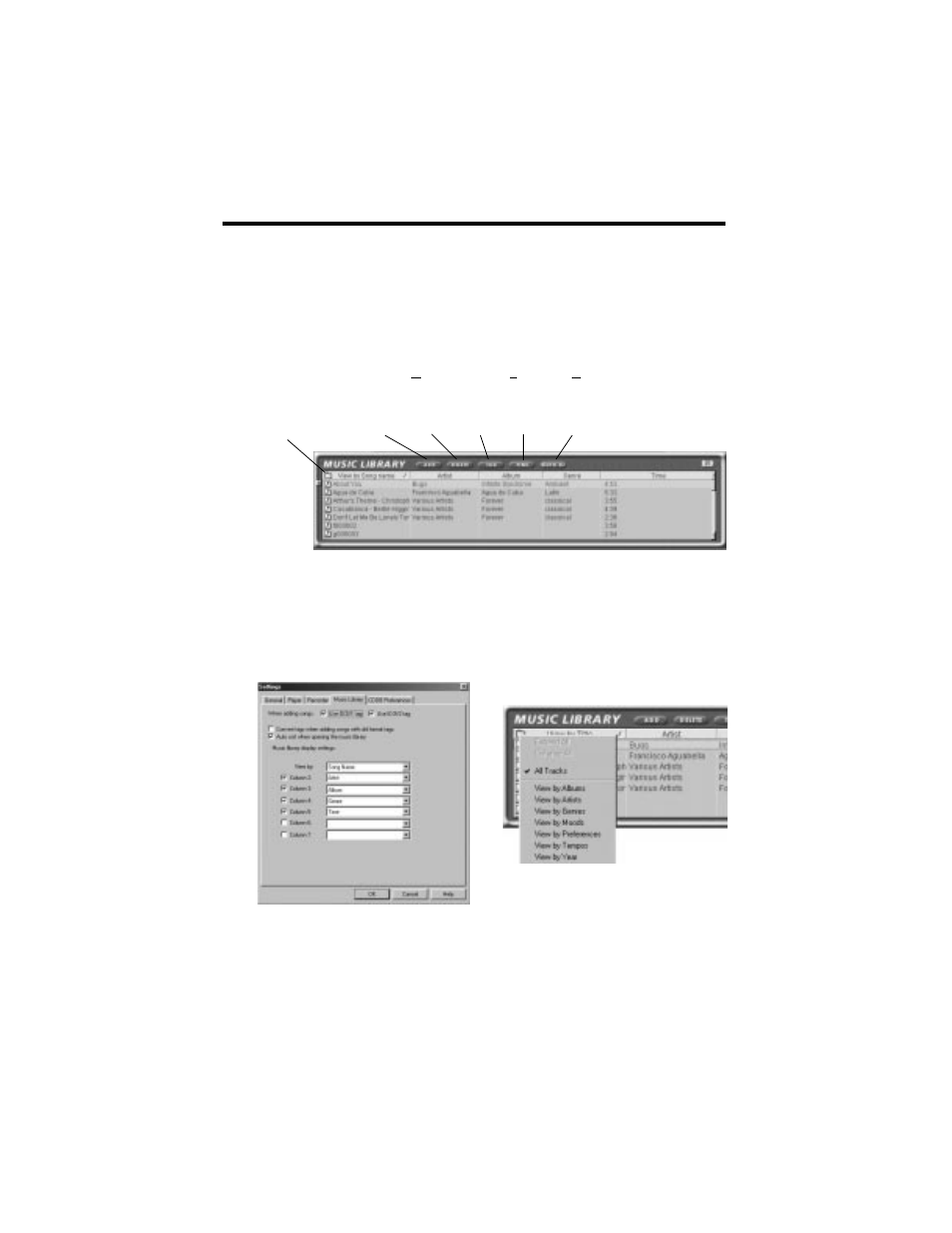 Getting started, Organize the music library | RCA RD2211 User Manual | Page 20 / 64