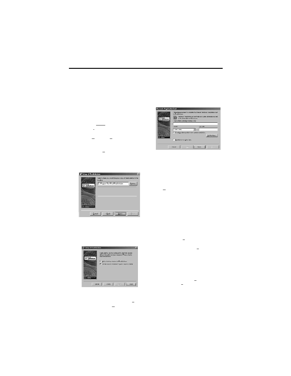 Getting started, Install the realjukebox software | RCA RD2211 User Manual | Page 25 / 64