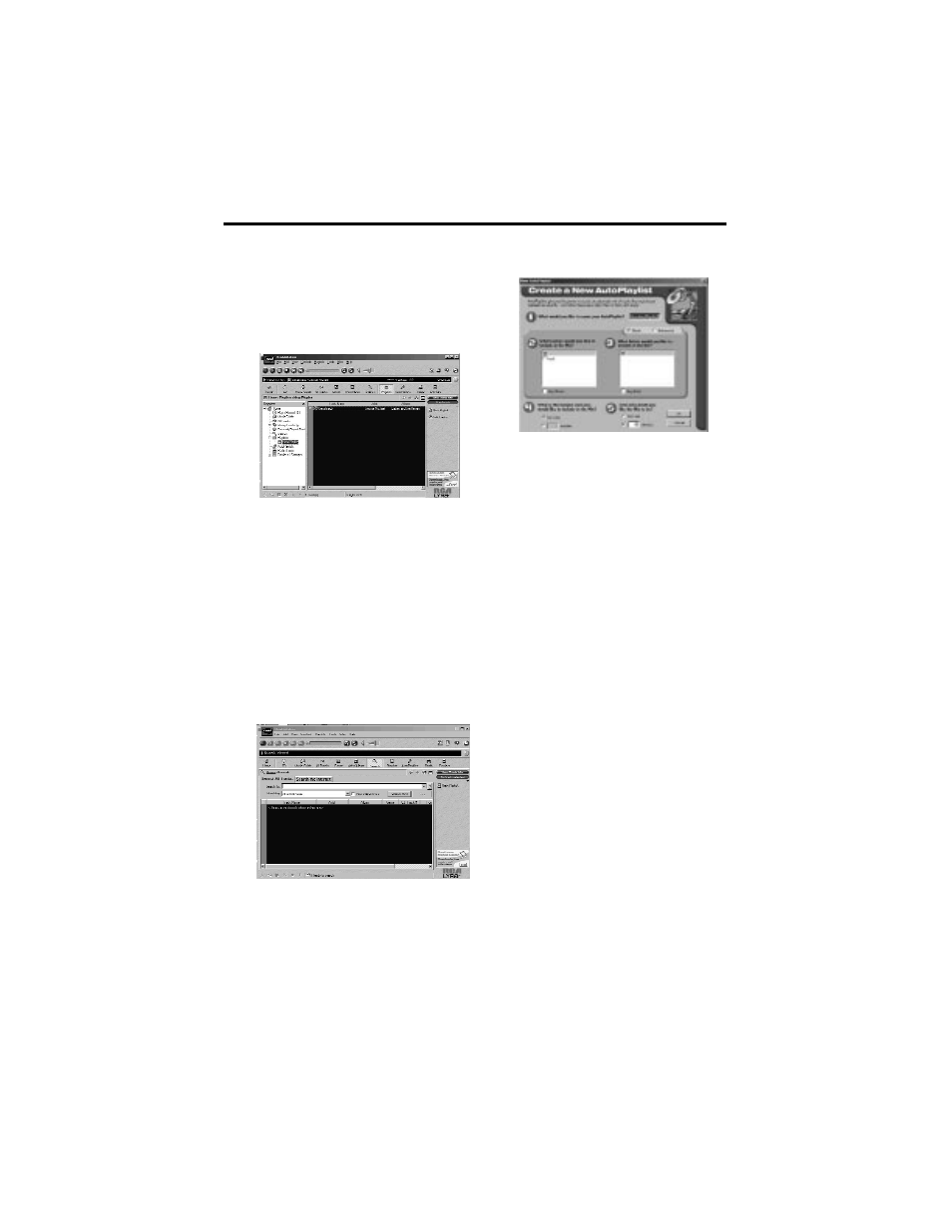 Getting started, Create an auto-playlist, Searching for tracks | RCA RD2211 User Manual | Page 32 / 64