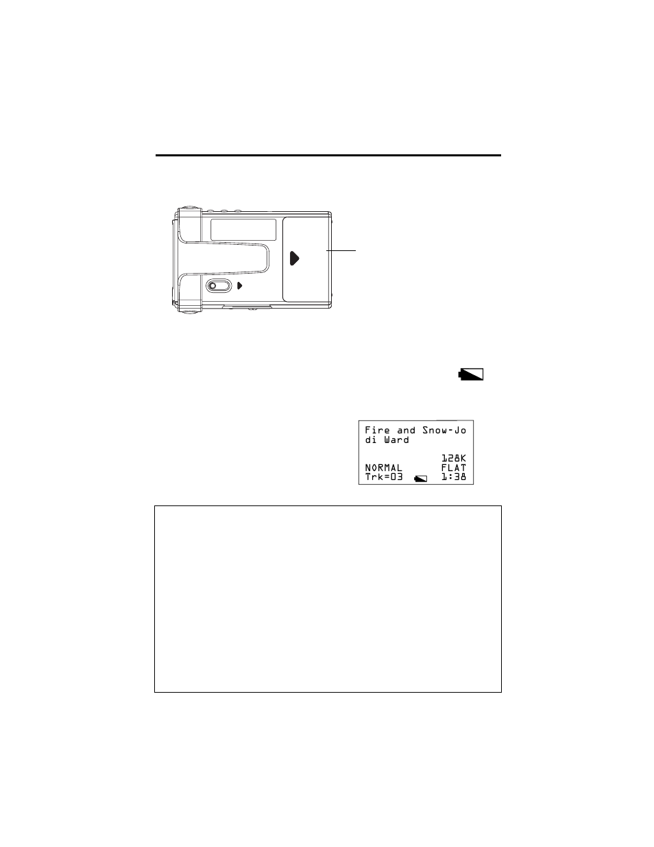 Getting started, Insert the alkaline batteries into the player | RCA RD2211 User Manual | Page 37 / 64