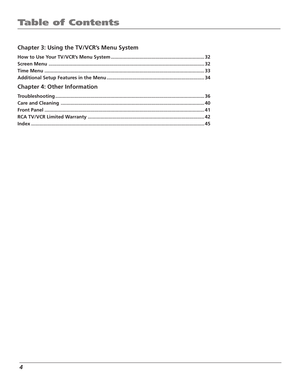 RCA T13208 User Manual | Page 6 / 48