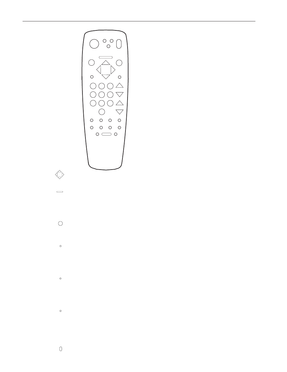 Remote buttons, 34 parts of the system | RCA DRD203 RW User Manual | Page 36 / 68