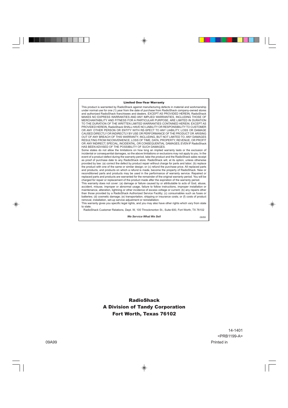RCA SCT-530 User Manual | Page 16 / 16