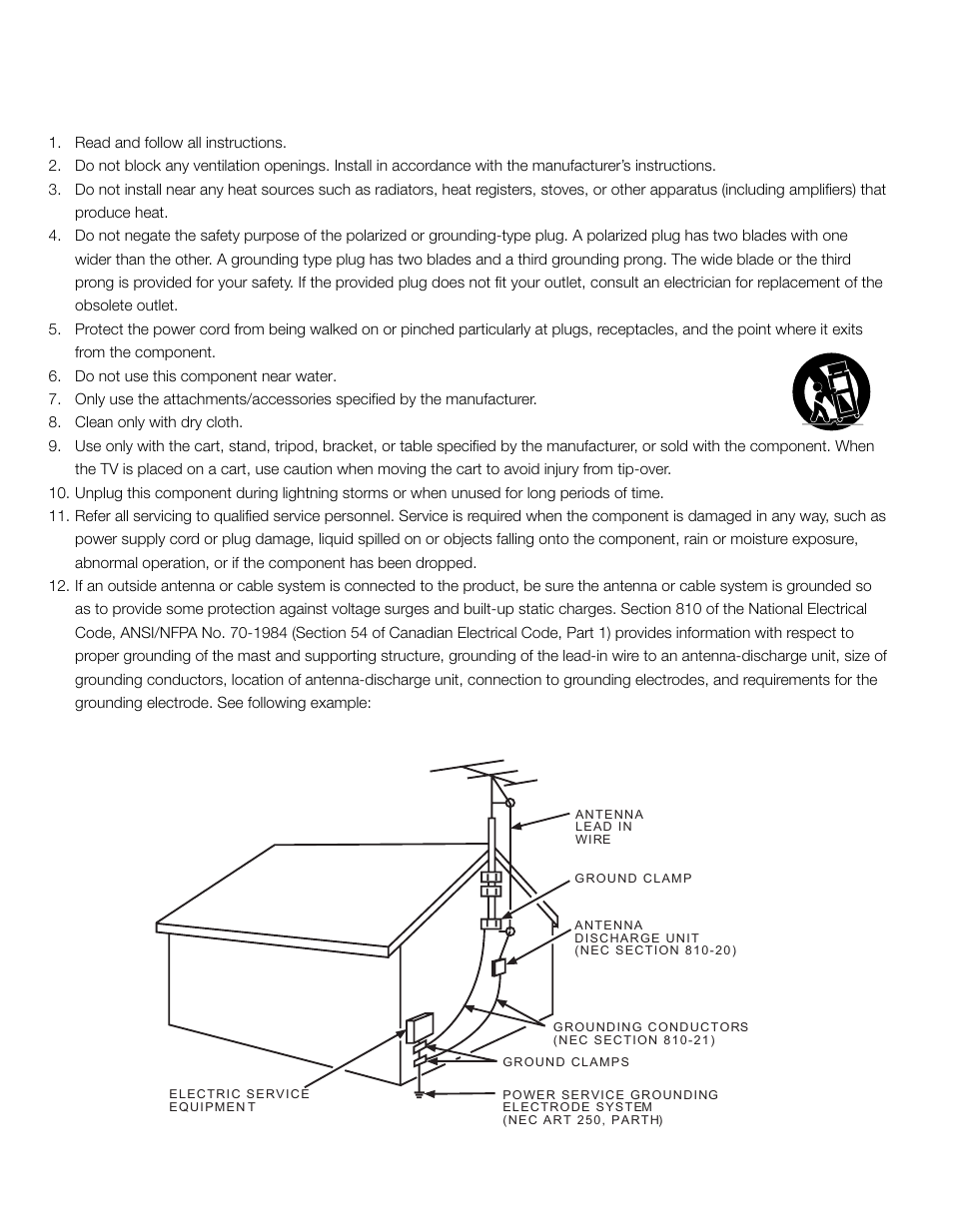 Important safety instructions | RCA L19HD41 User Manual | Page 3 / 40