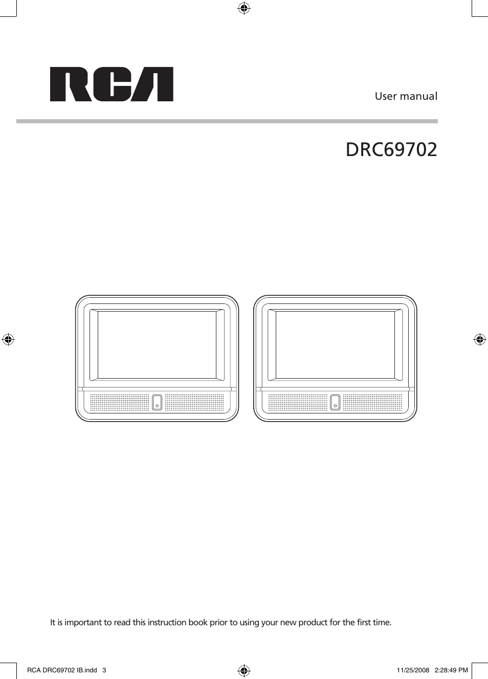 RCA DRC69702 User Manual | 28 pages