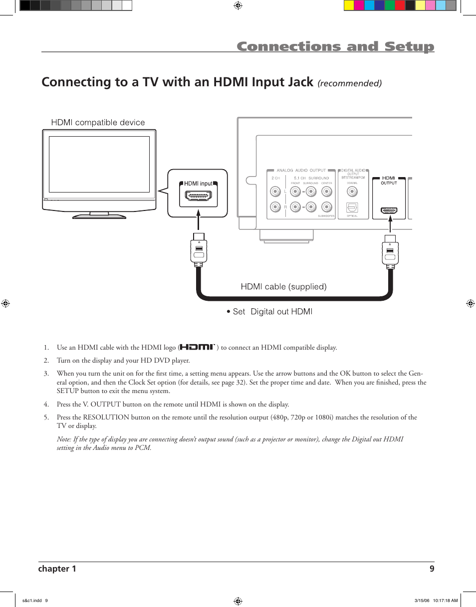 RCA HDV5000 User Manual | Page 13 / 62