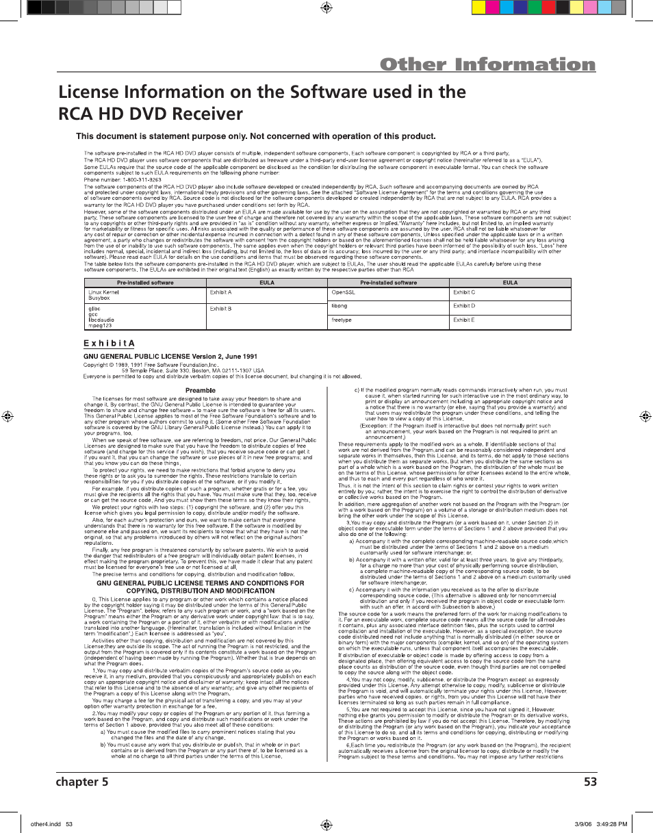 RCA HDV5000 User Manual | Page 57 / 62