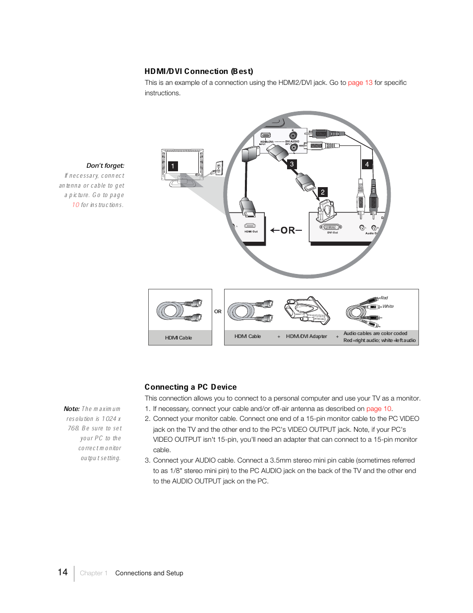 RCA 31Series User Manual | Page 14 / 48