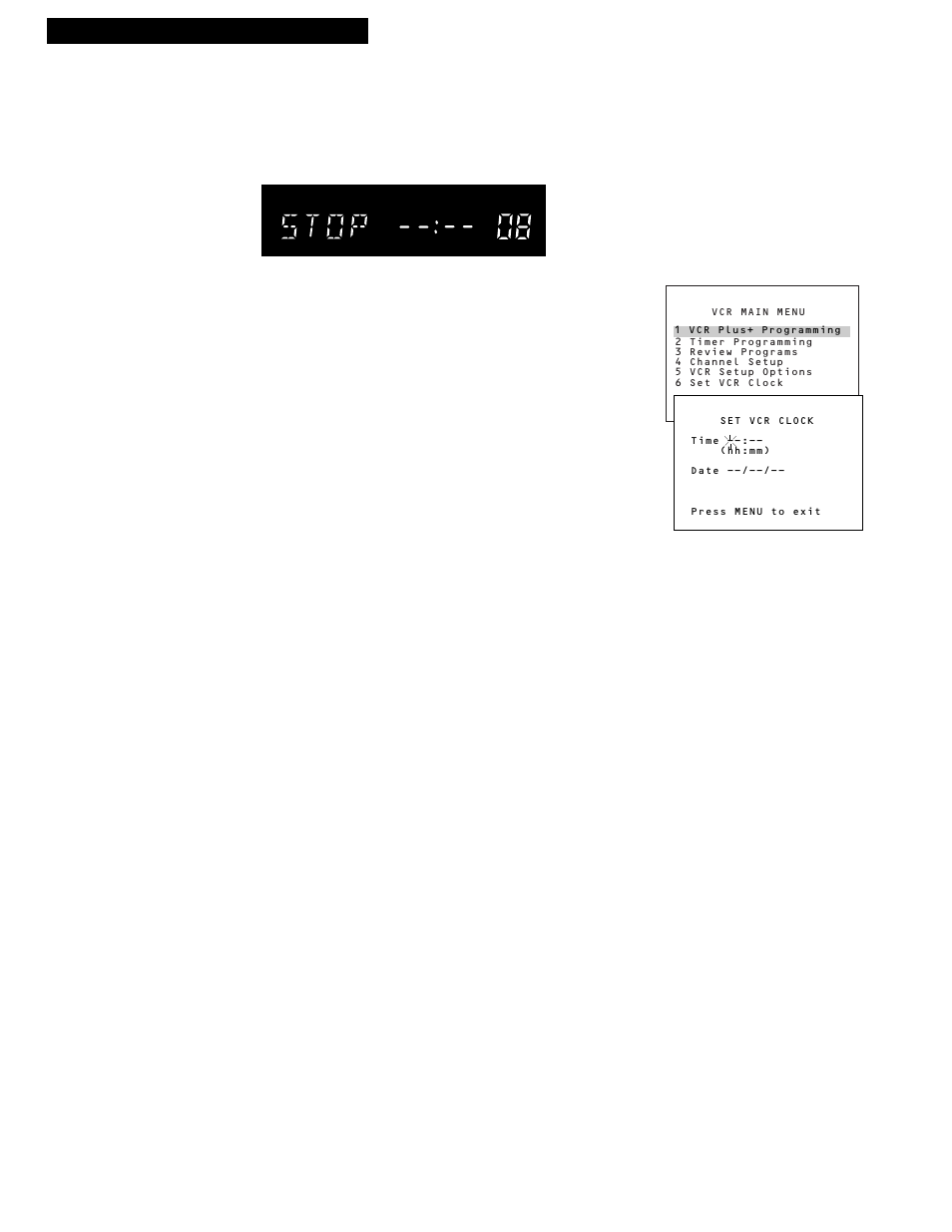 Startup, 11 setting up the vcr, Set the time and date | RCA VR539 User Manual | Page 13 / 48
