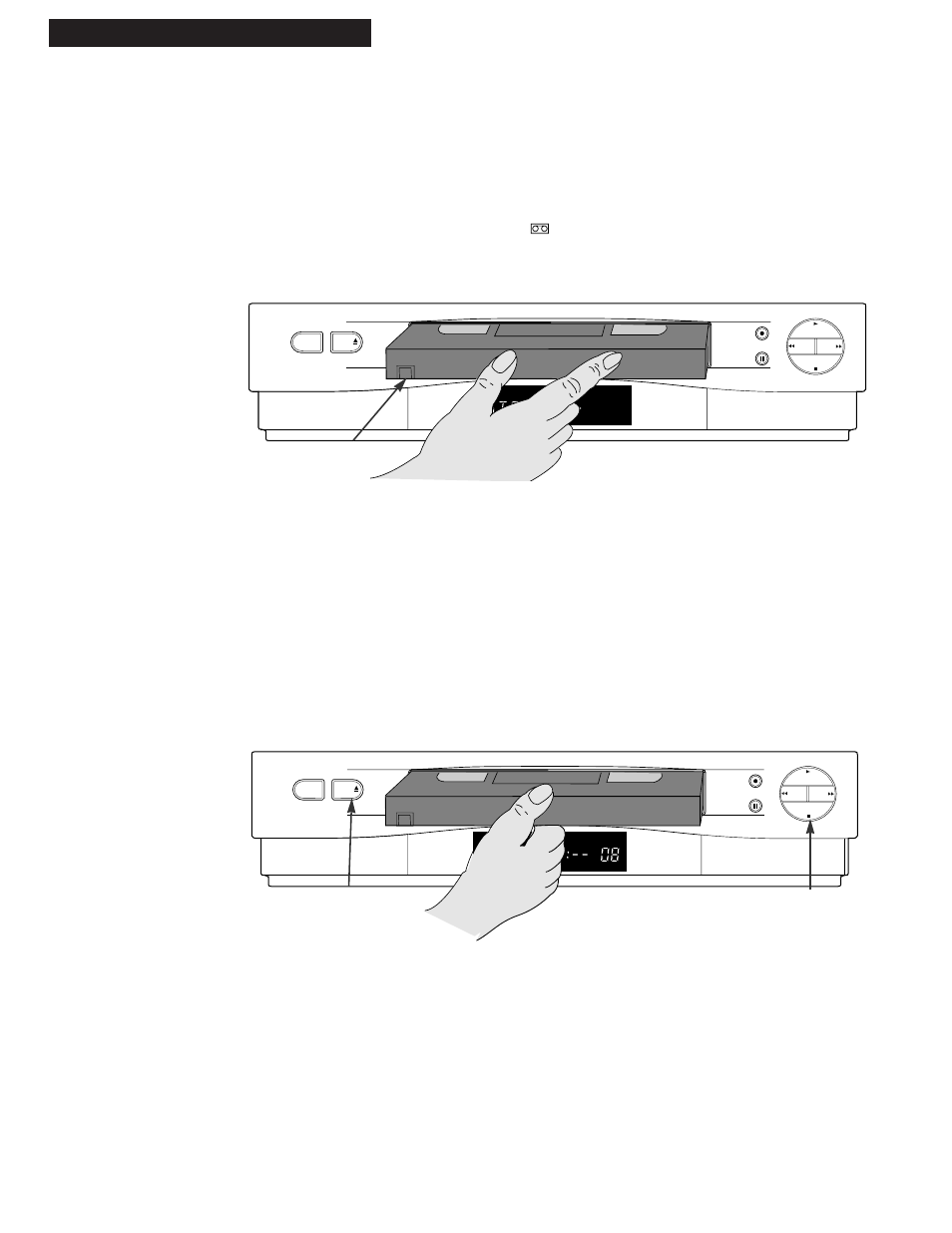 Playing a tape, Operating instructions, 18 playing a tape | RCA VR539 User Manual | Page 20 / 48