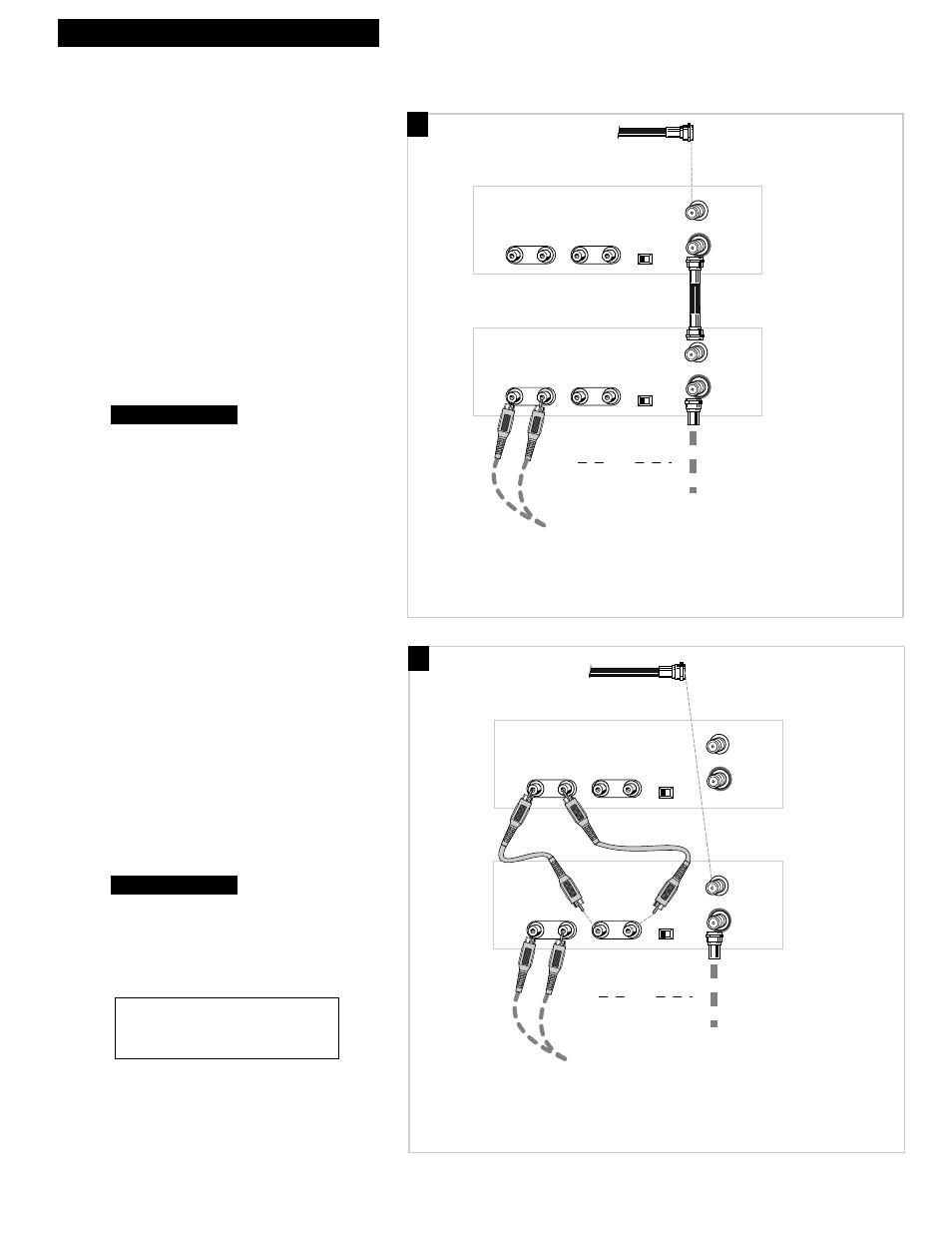Connecting two vcrs for copying tapes, 6hooking up the vcr, Option a hookup | Option b hookup, Playback vcr recording vcr, Playback vcr (only), Recording vcr | RCA VR539 User Manual | Page 8 / 48