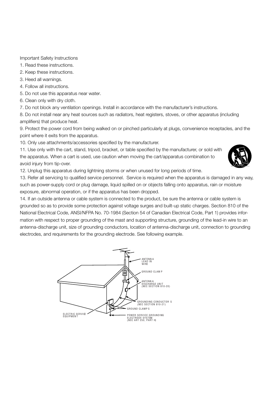 Important safety instructions | RCA L40HD33D User Manual | Page 3 / 56