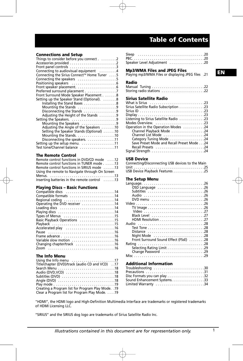 RCA RTD260 User Manual | Page 3 / 38