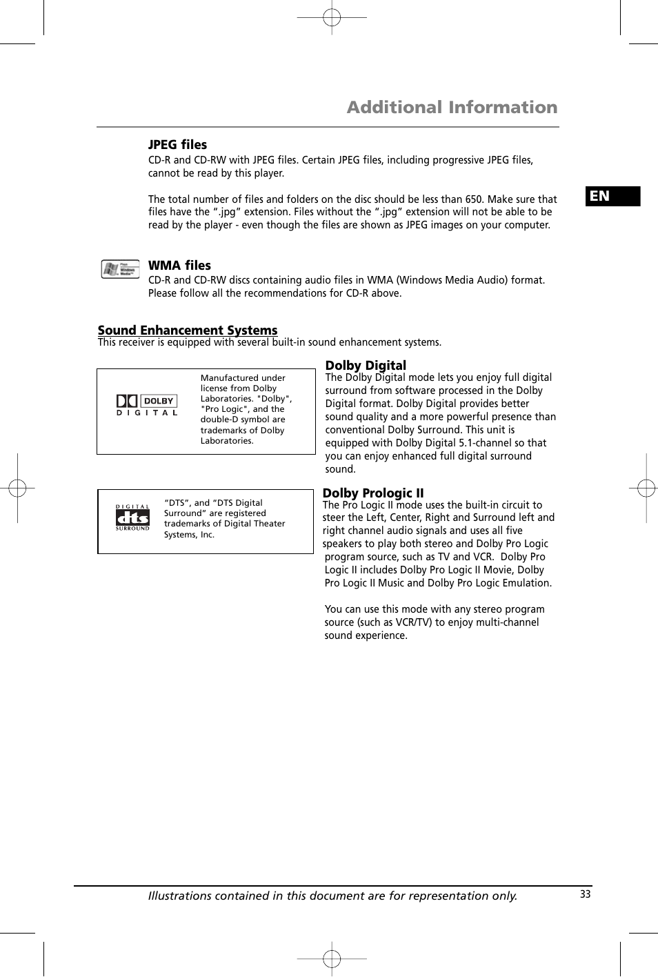 Additional information | RCA RTD260 User Manual | Page 35 / 38