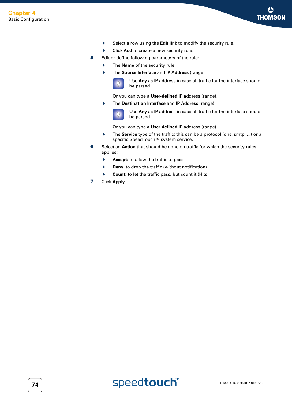 Chapter 4 | RCA 605 User Manual | Page 84 / 208