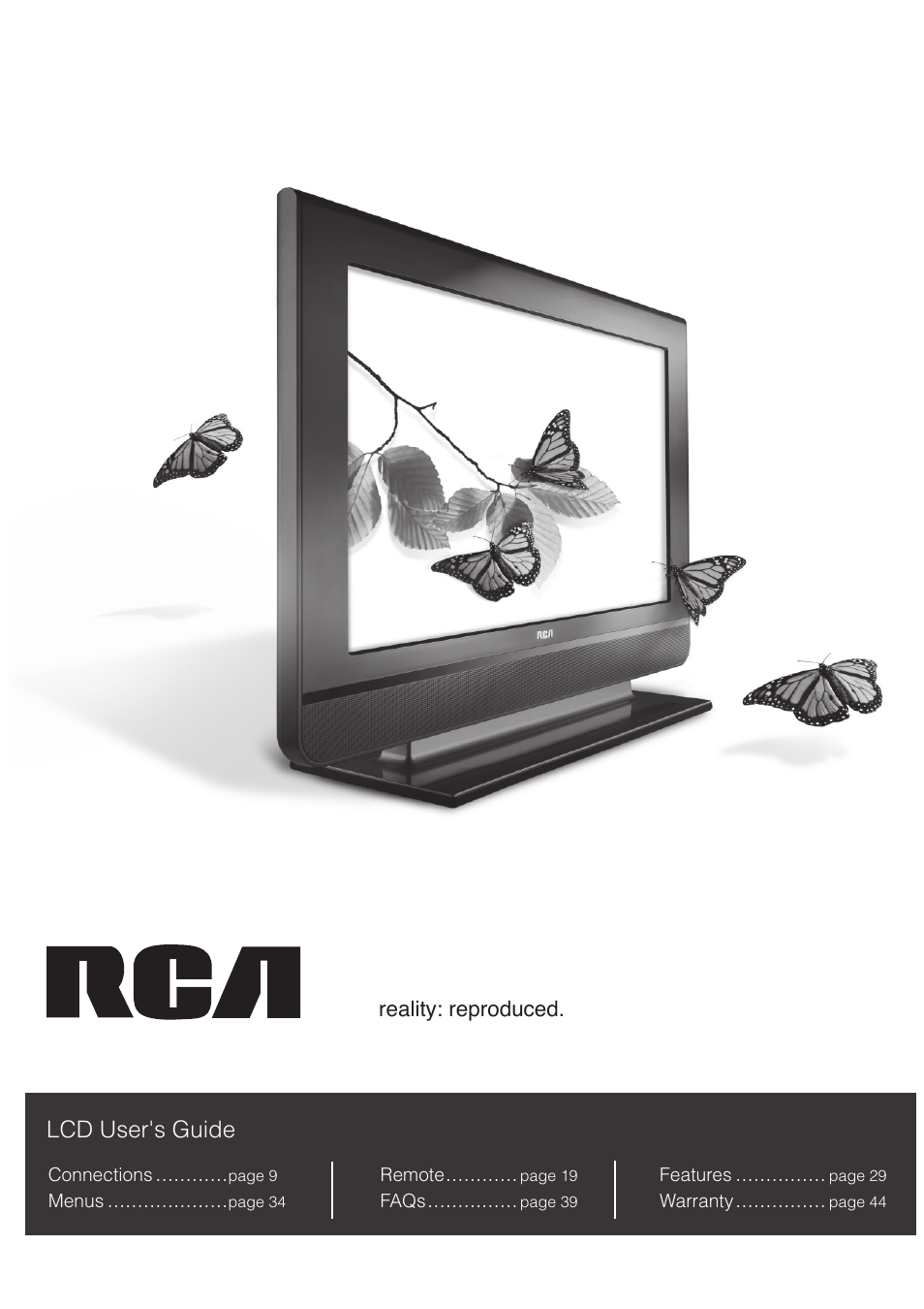 RCA L32WD23 User Manual | 48 pages