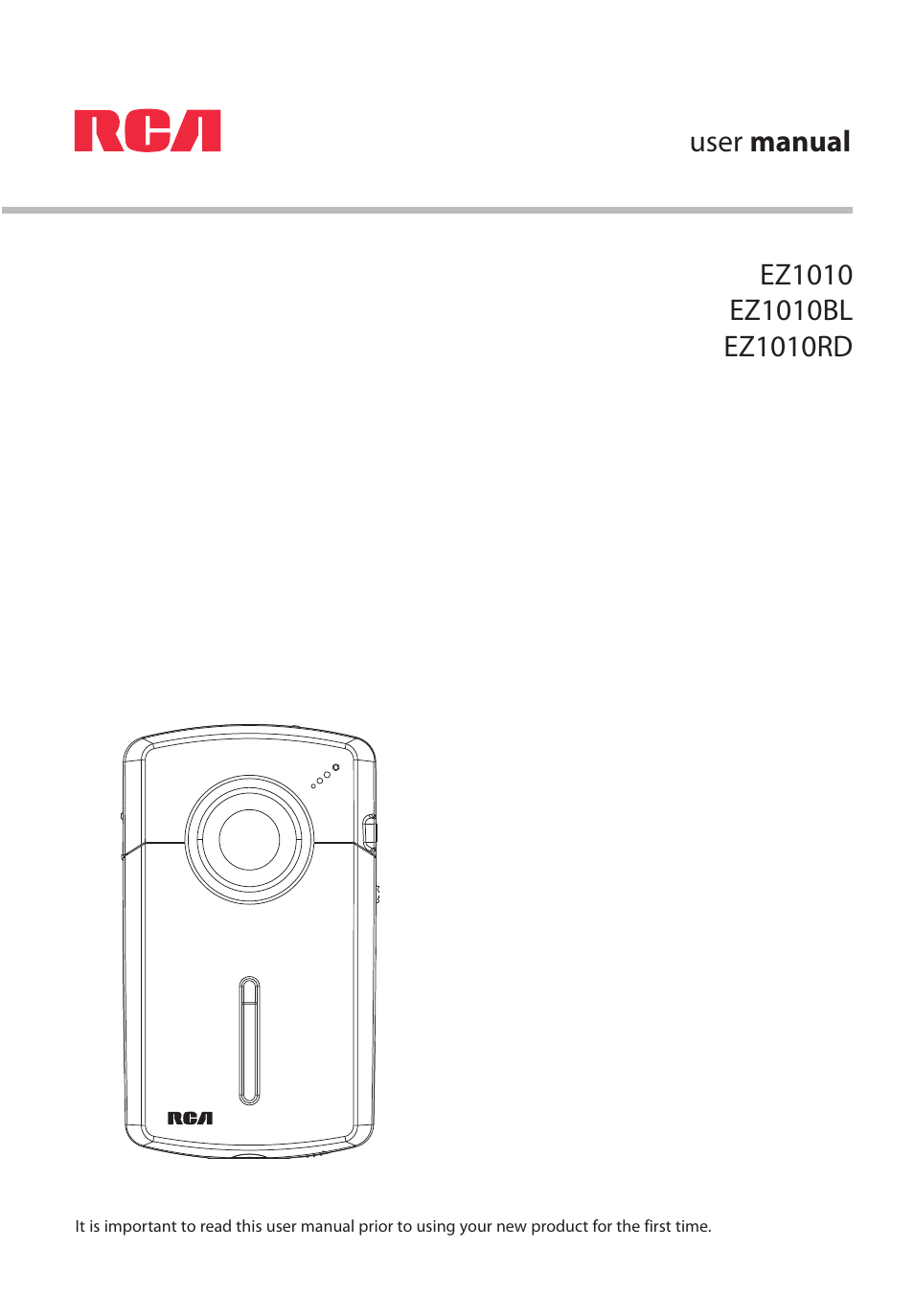 RCA EZ1010BL User Manual | 29 pages