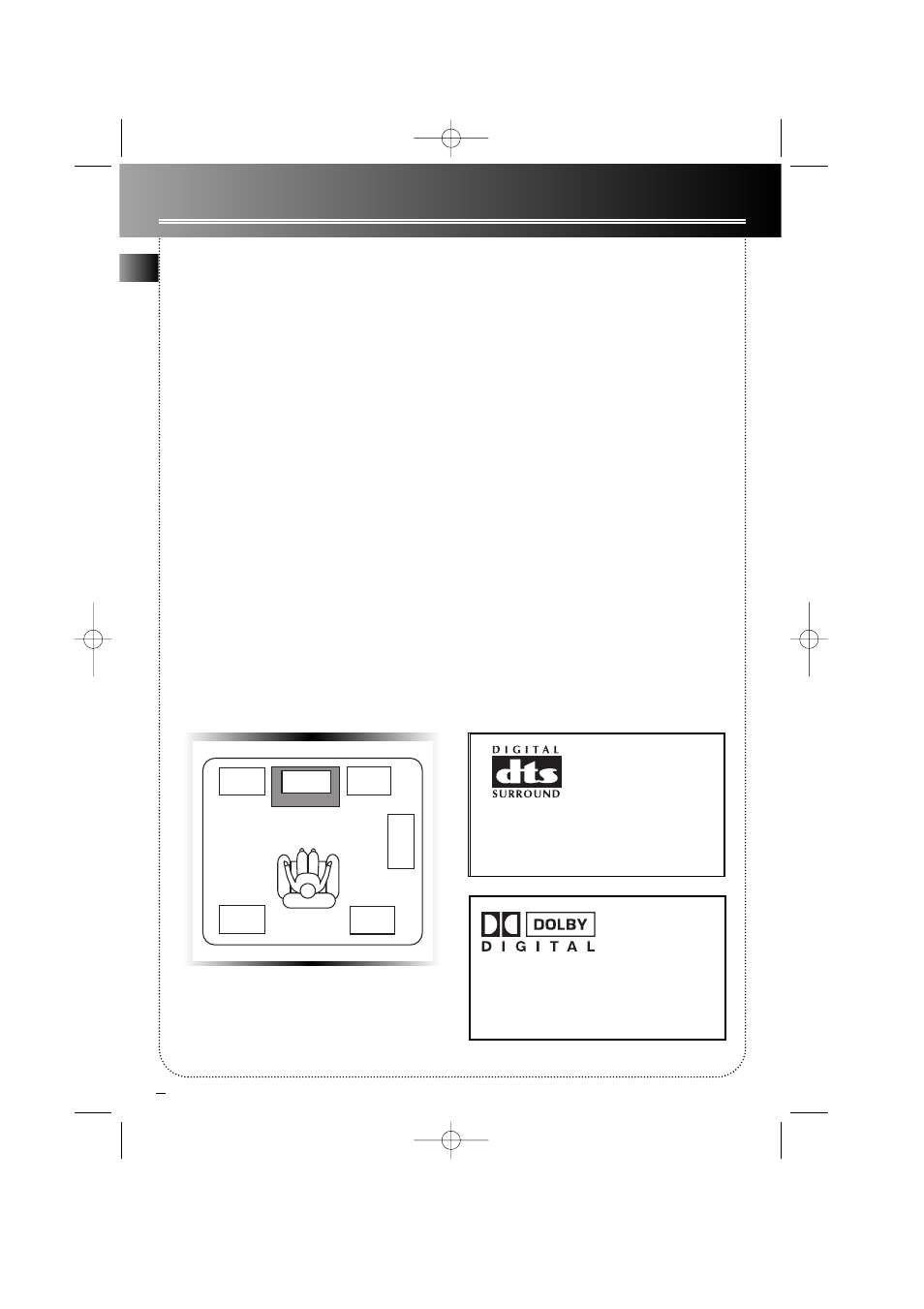 Getting started, En 6 positioning your speakers | RCA HOME THEATER AUDIO VIDEO RECEIVER RT2500 User Manual | Page 8 / 22