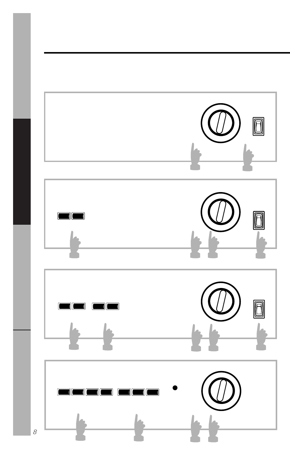 Control panels, About the dishwasher control panel | RCA PSD3420 User Manual | Page 8 / 32