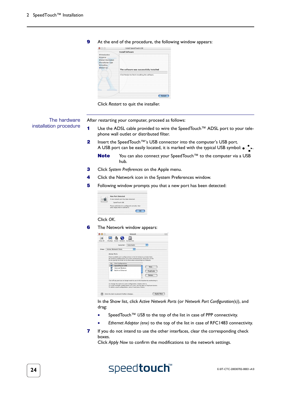 The hardware installation procedure | RCA 300 Series User Manual | Page 26 / 64