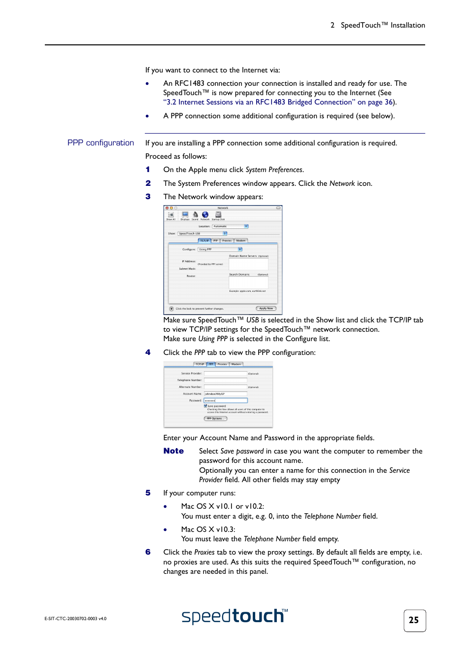 Ppp configuration | RCA 300 Series User Manual | Page 27 / 64