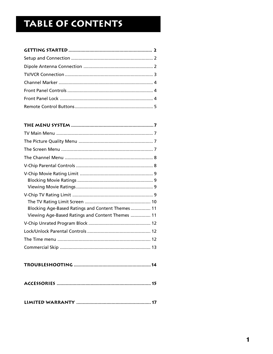 RCA RCU500 User Manual | Page 3 / 20