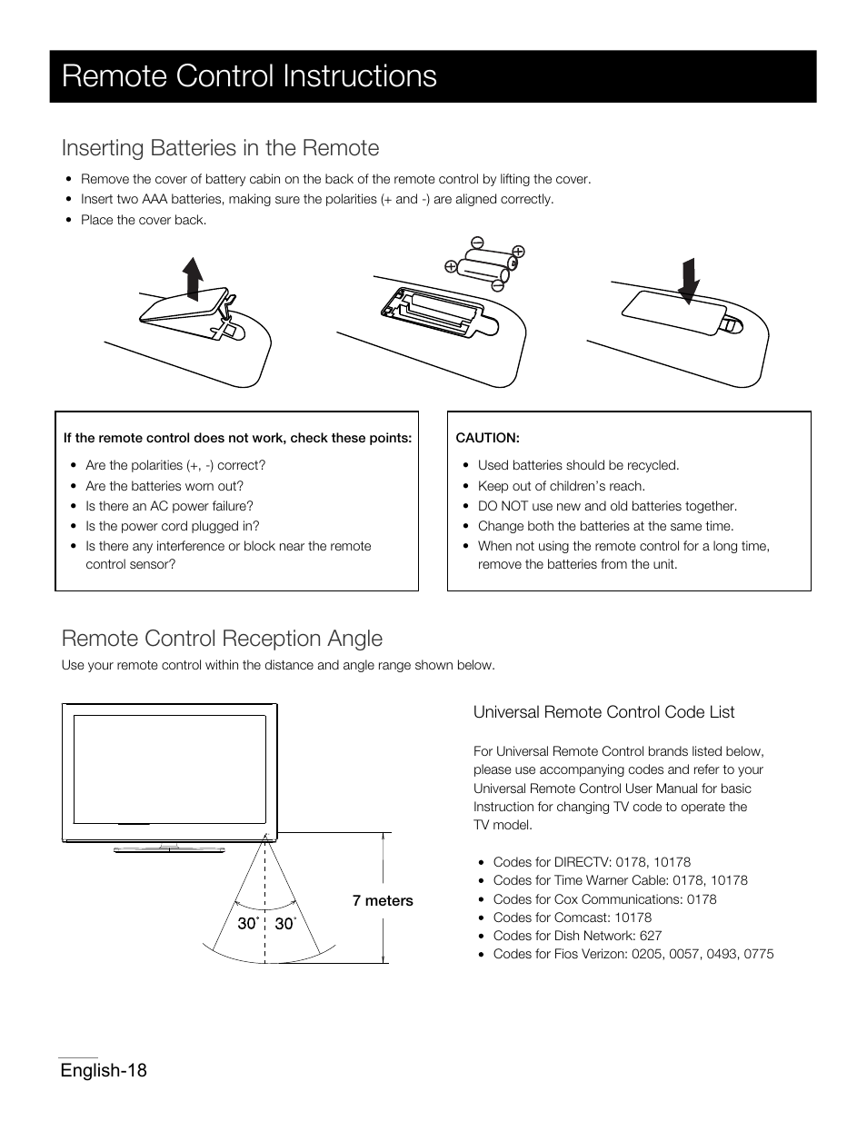 P16.pdf, Remote control instructions | RCA 42PA30RQ User Manual | Page 19 / 88
