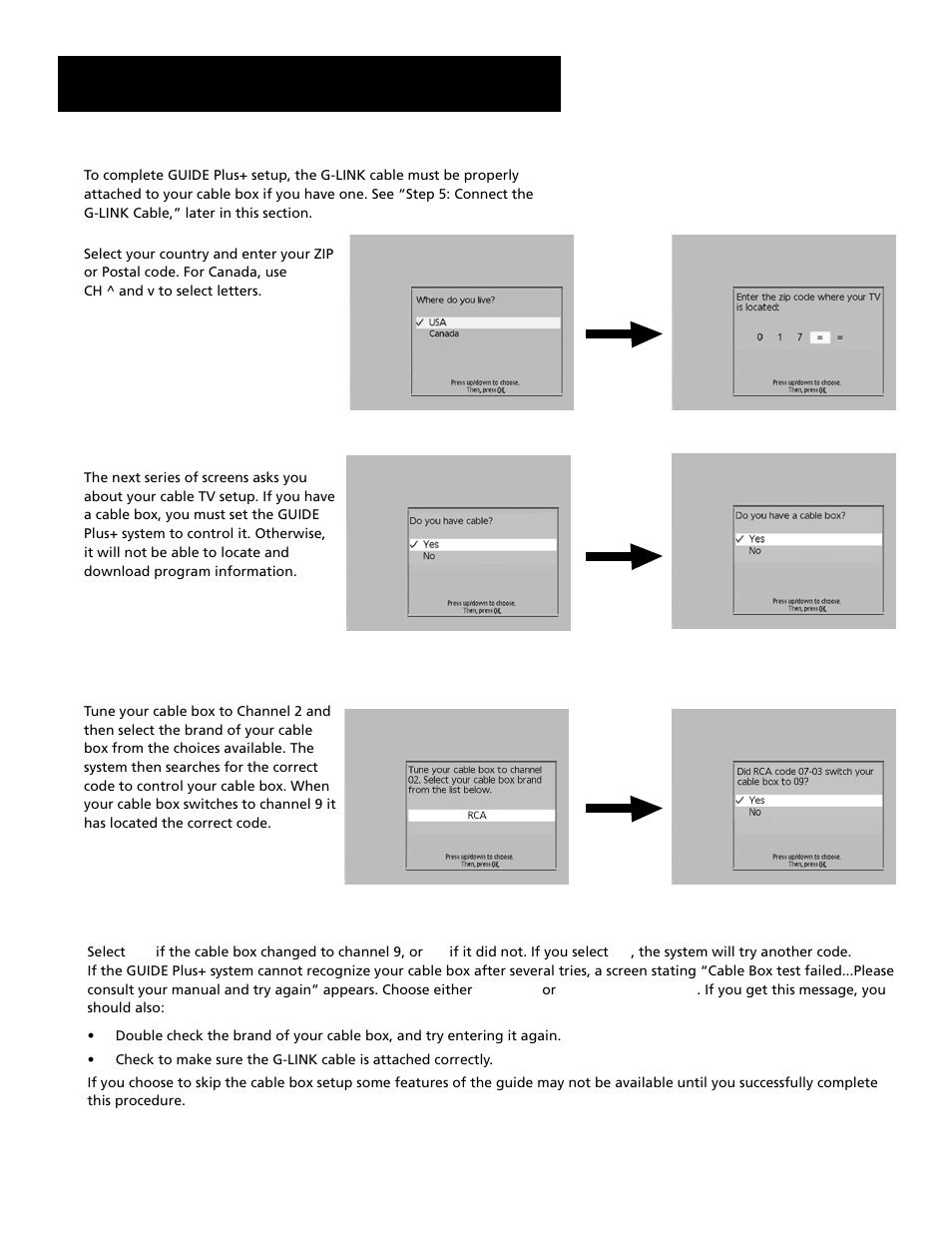 Setup and connections | RCA T19067 User Manual | Page 12 / 64