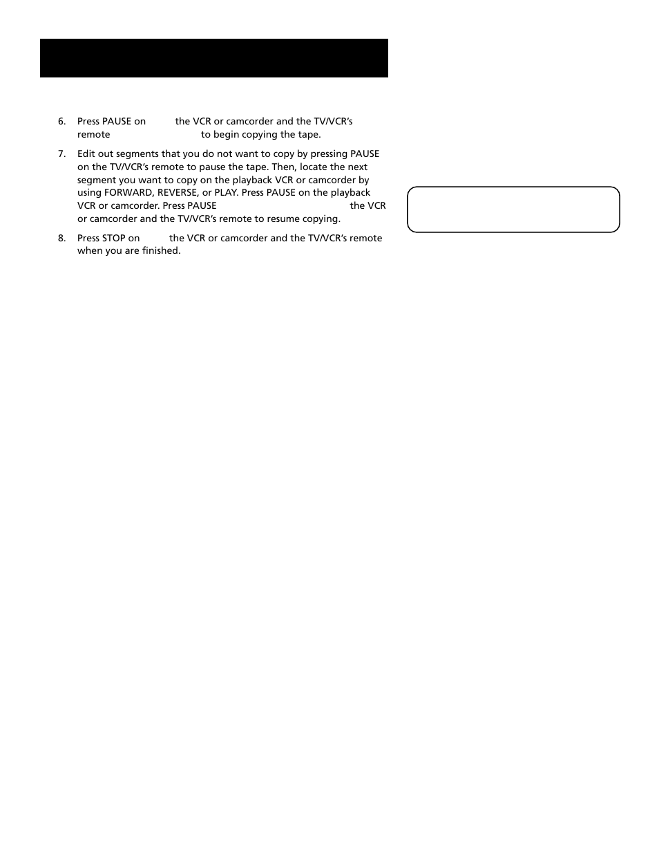 Operating instructions | RCA T19067 User Manual | Page 34 / 64