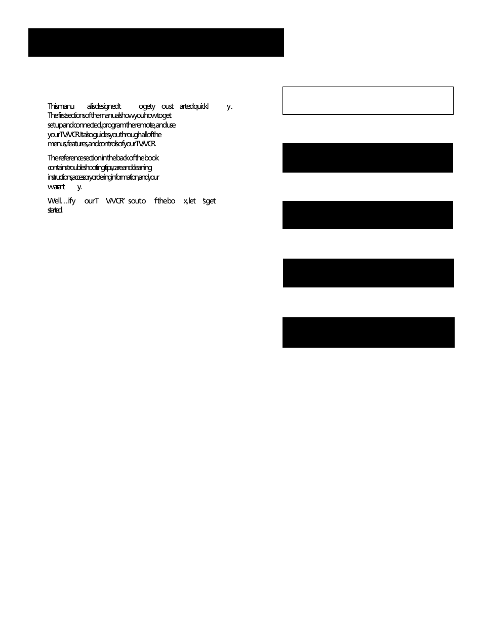 Setup and connections | RCA T19067 User Manual | Page 5 / 64