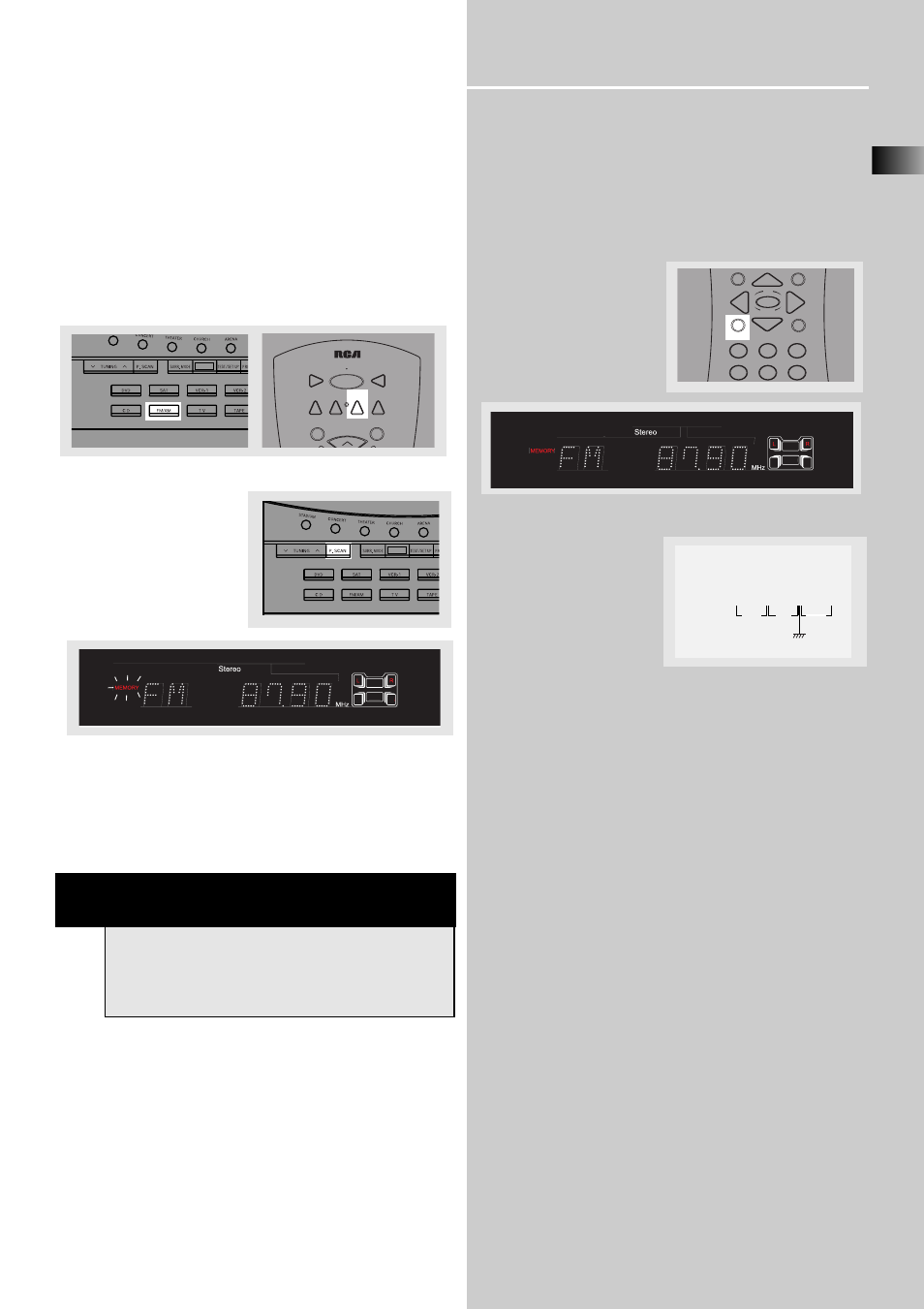 Operating your receiver, Storing radio stations, Automatic preset storing | Manual preset | RCA RT2250 User Manual | Page 19 / 31