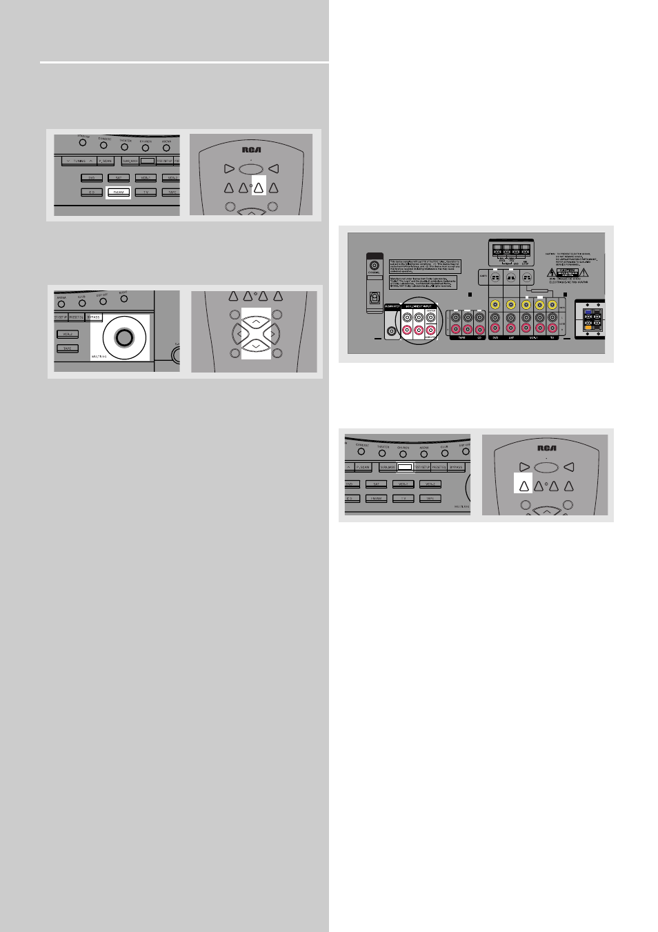 Operating your receiver, Retrieving preset stations, 6 channel external input | RCA RT2250 User Manual | Page 20 / 31